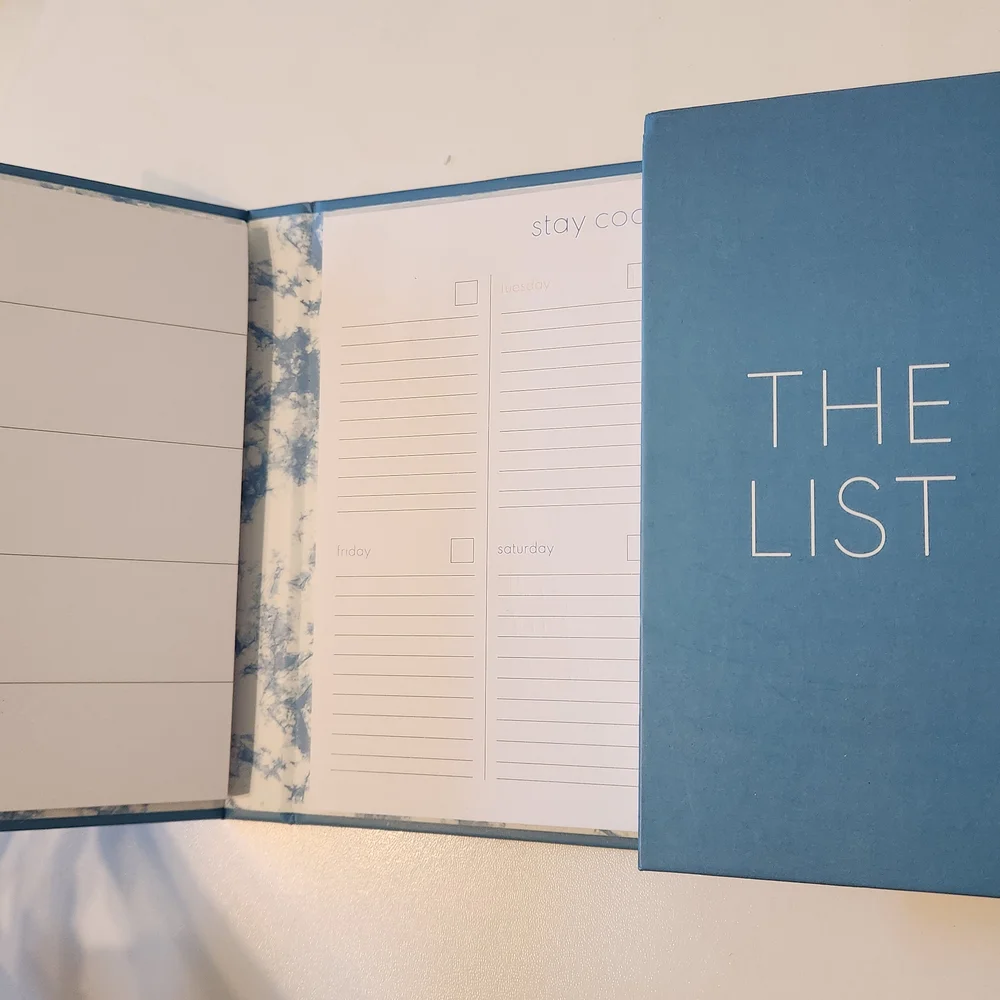 Notepad 'It's On The List' Text